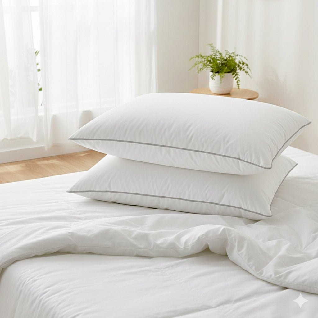 Organic Cotton Waterproof Pillow Protector Pair - Delara