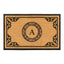 Artisans Geneva Monogrammed  Doormat 24"X36"