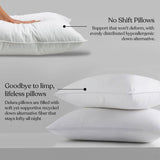 Delara Down Alternative Sleep Pillows – Set of 2 - Delara