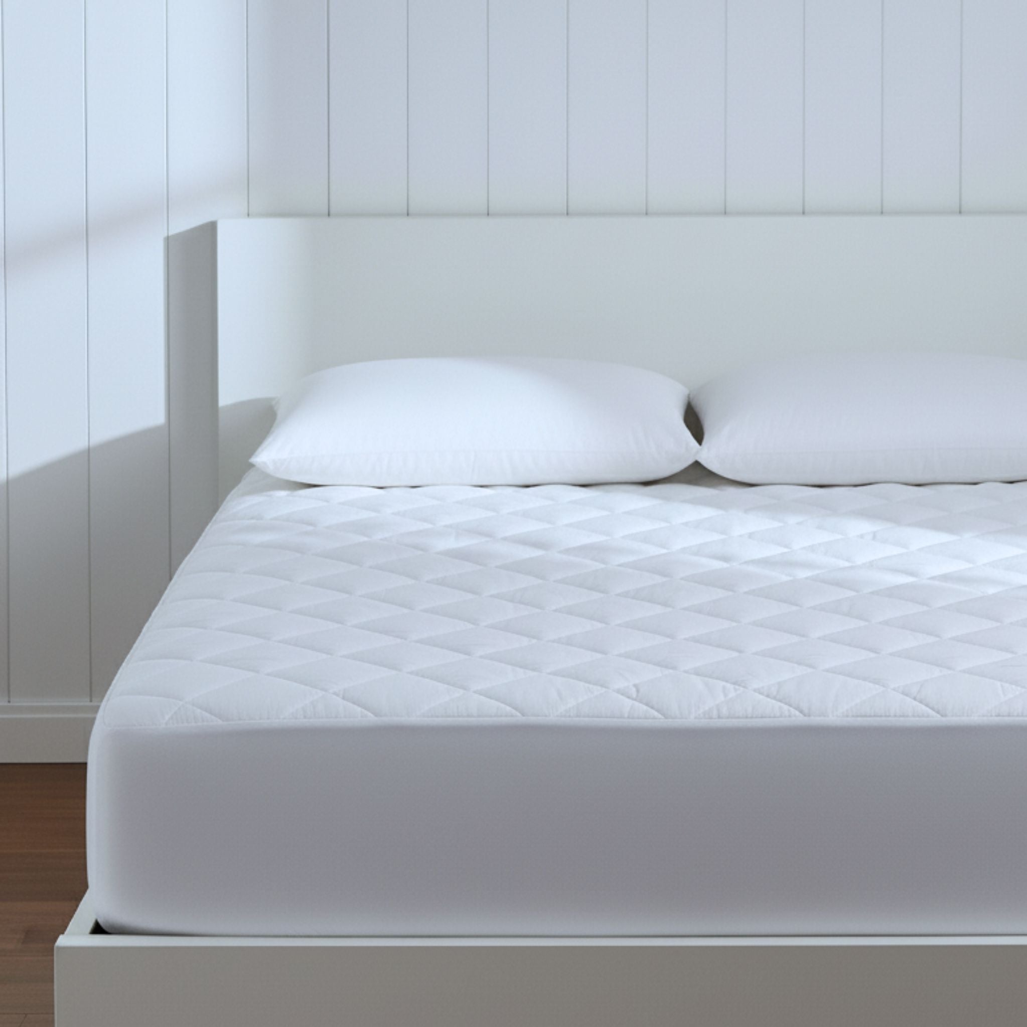 100% Organic Cotton Quilted Mattress Protector – GOTS Certified - Delara
