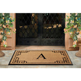 Rubber Bordered Designed Outdoor Monogrammed Doormat 36"X72" - Delara