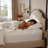 3 Inch Organic Cotton Extra-Plush Mattress Pad - Delara