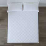 100% Organic Cotton Quilted Mattress Protector – GOTS Certified - Delara