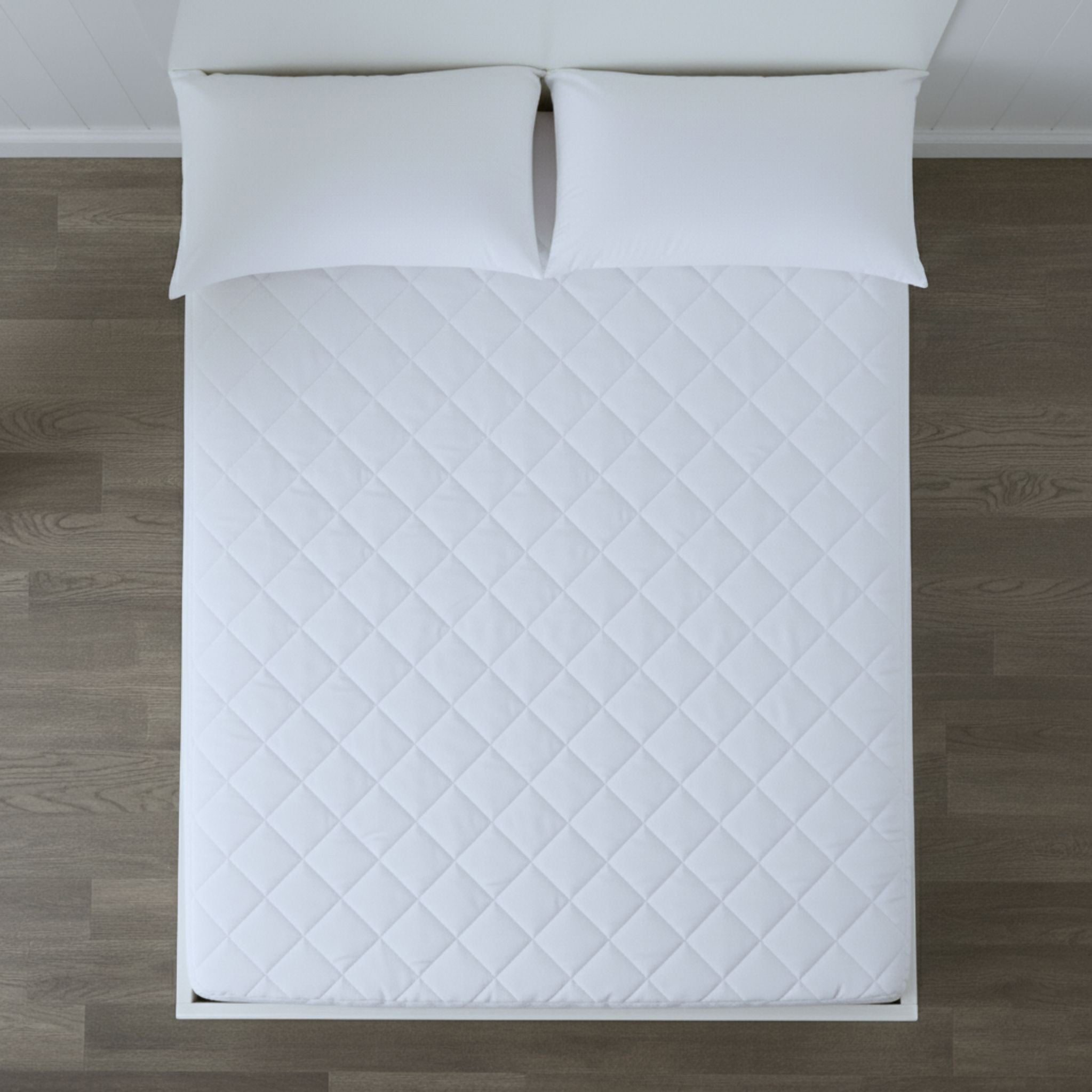 100% Organic Cotton Quilted Mattress Protector – GOTS Certified - Delara