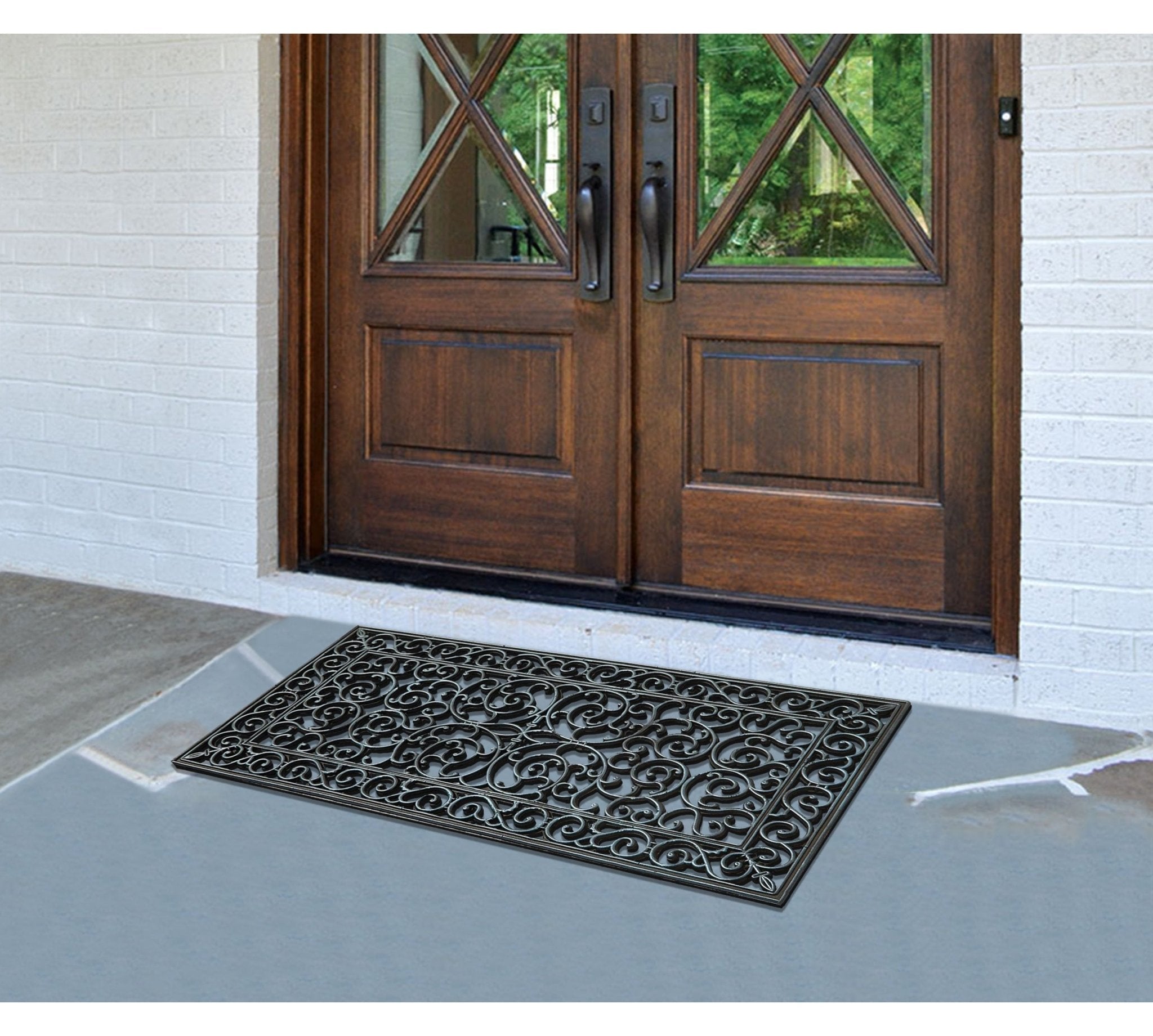 Grandeur Court Rubber Doormat 24"X48" - Delara