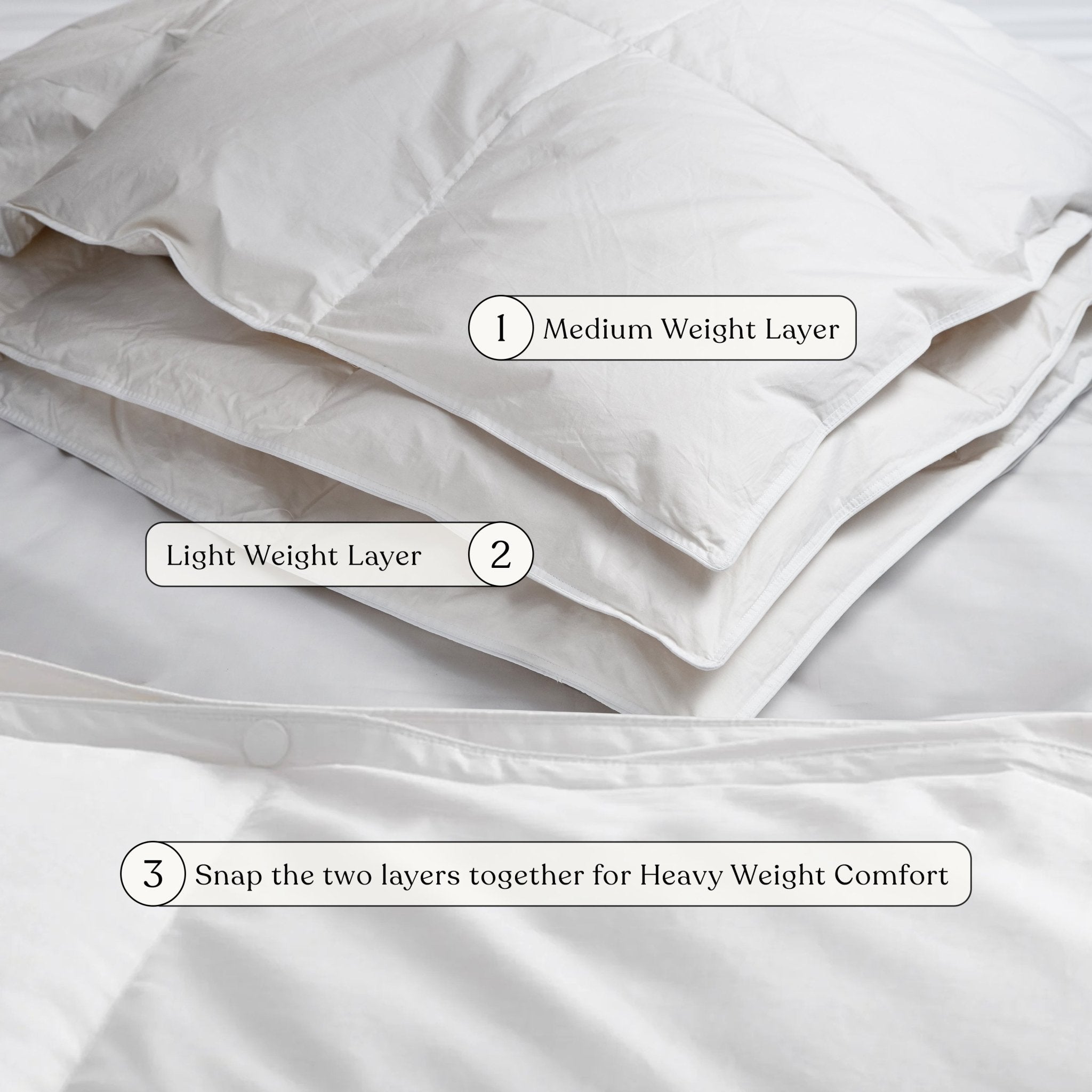 All Season Merino Wool Duvet - Delara