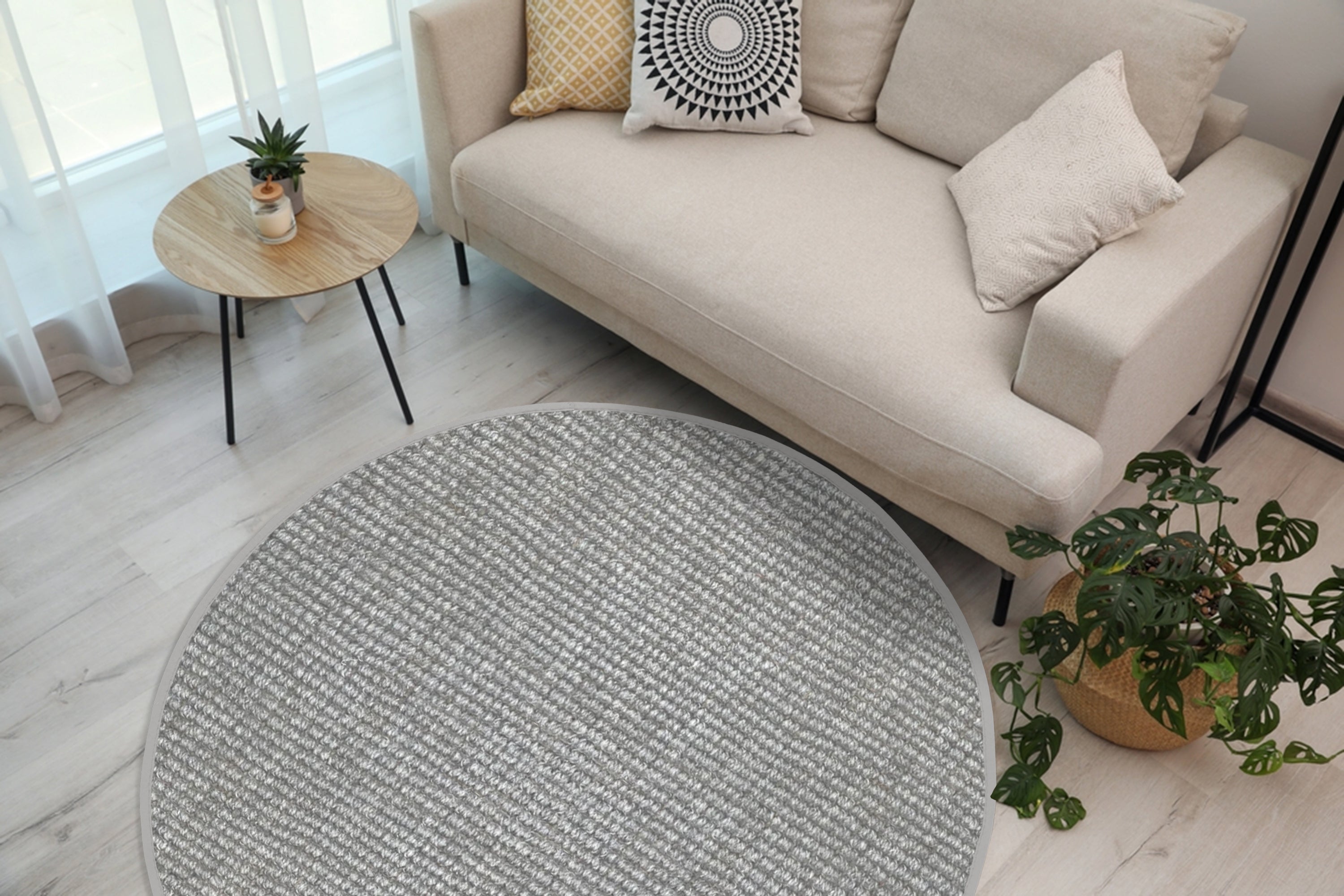Premium Boucle Jute & Wool Rug