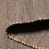 Handwoven Jute & Cotton Rug – Farmhouse Style (Dark Grey) - Delara