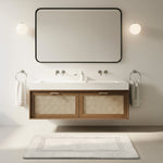 Organic Cotton Reversible Bath Mat - Delara