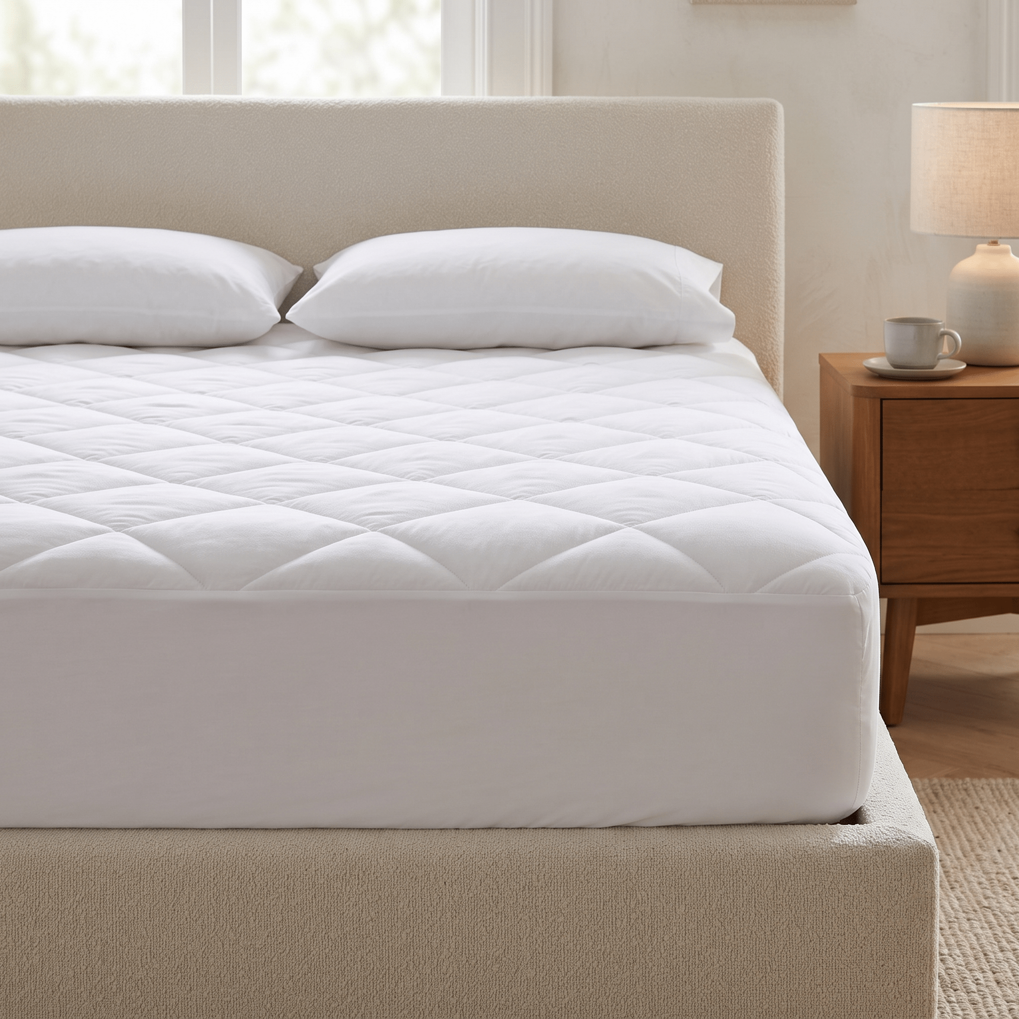 GOTS Certified Organic Wool Mattress Cover - Delara