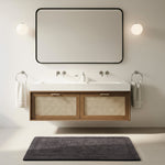Organic Cotton Reversible Bath Mat – 3000 GSM - Delara