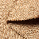 Handwoven Jute & Cotton Rug – Farmhouse Style (Natural) - Delara