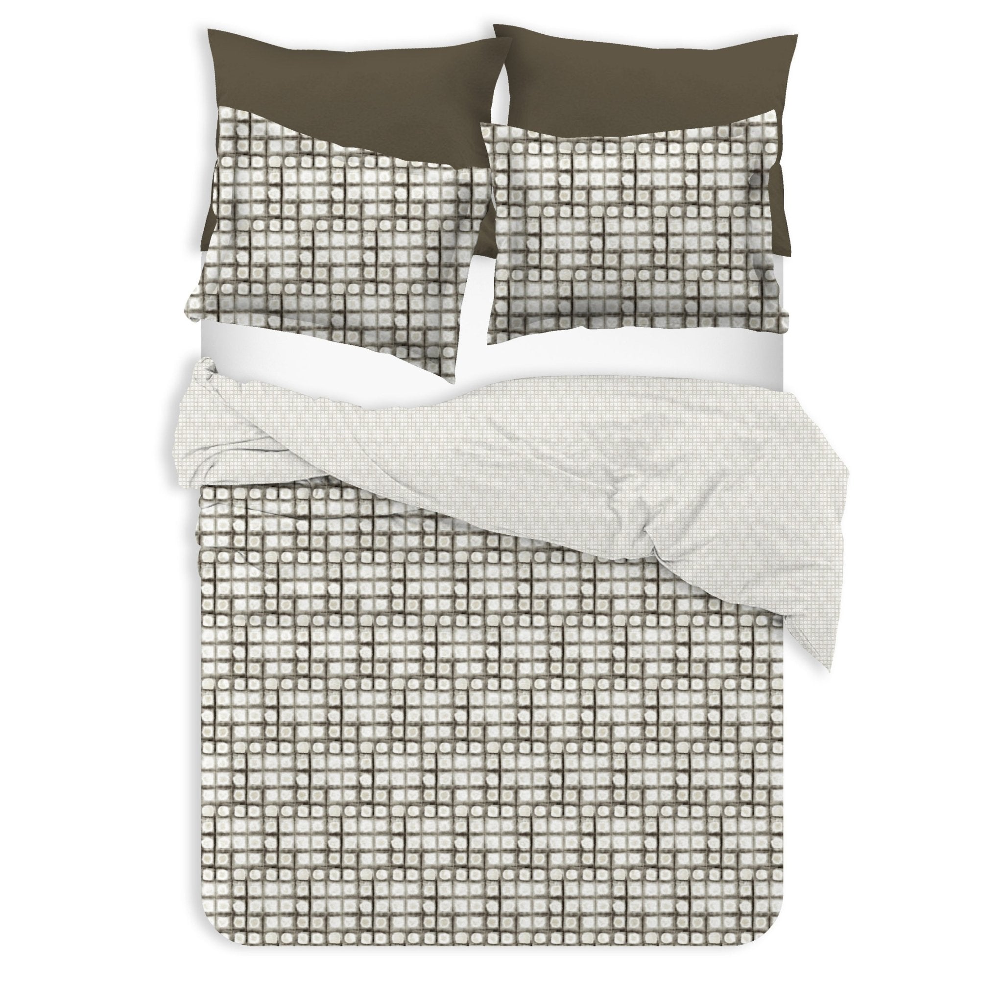 Cotton Reversible Duvet Set - Delara