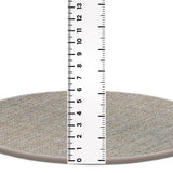 6 Foot Round Boucle Wool & Jute Rug