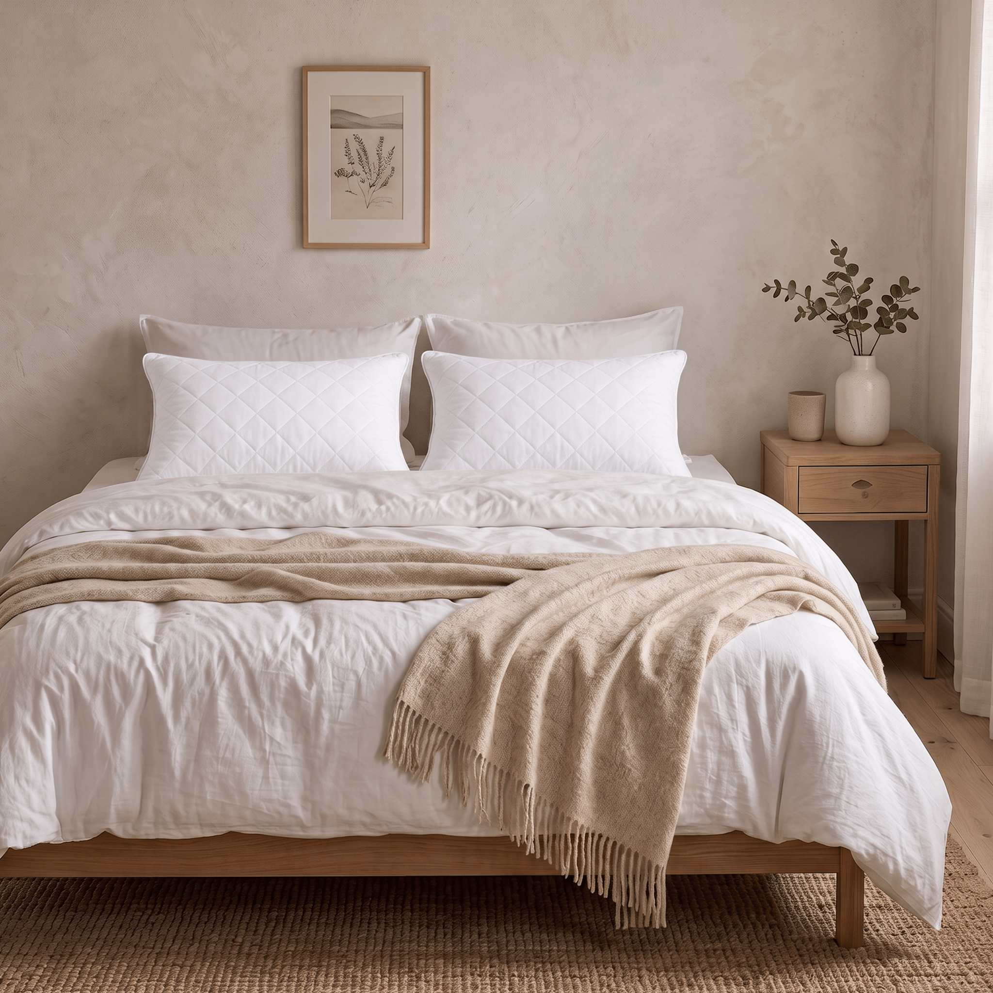 GOTS Certified Organic Wool Pillow - Delara