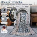 Midnight Garden Machine Washable Rug - Delara