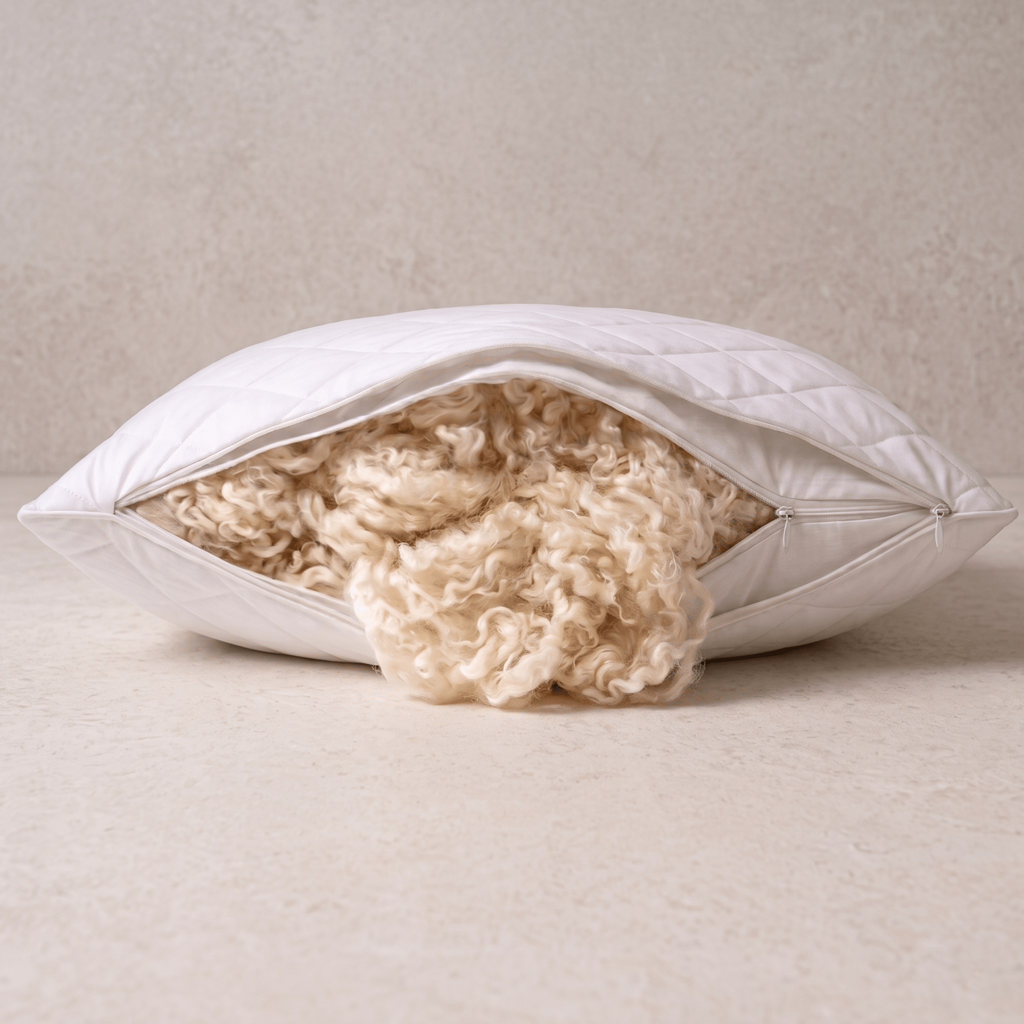 GOTS Certified Organic Wool Pillow - Delara