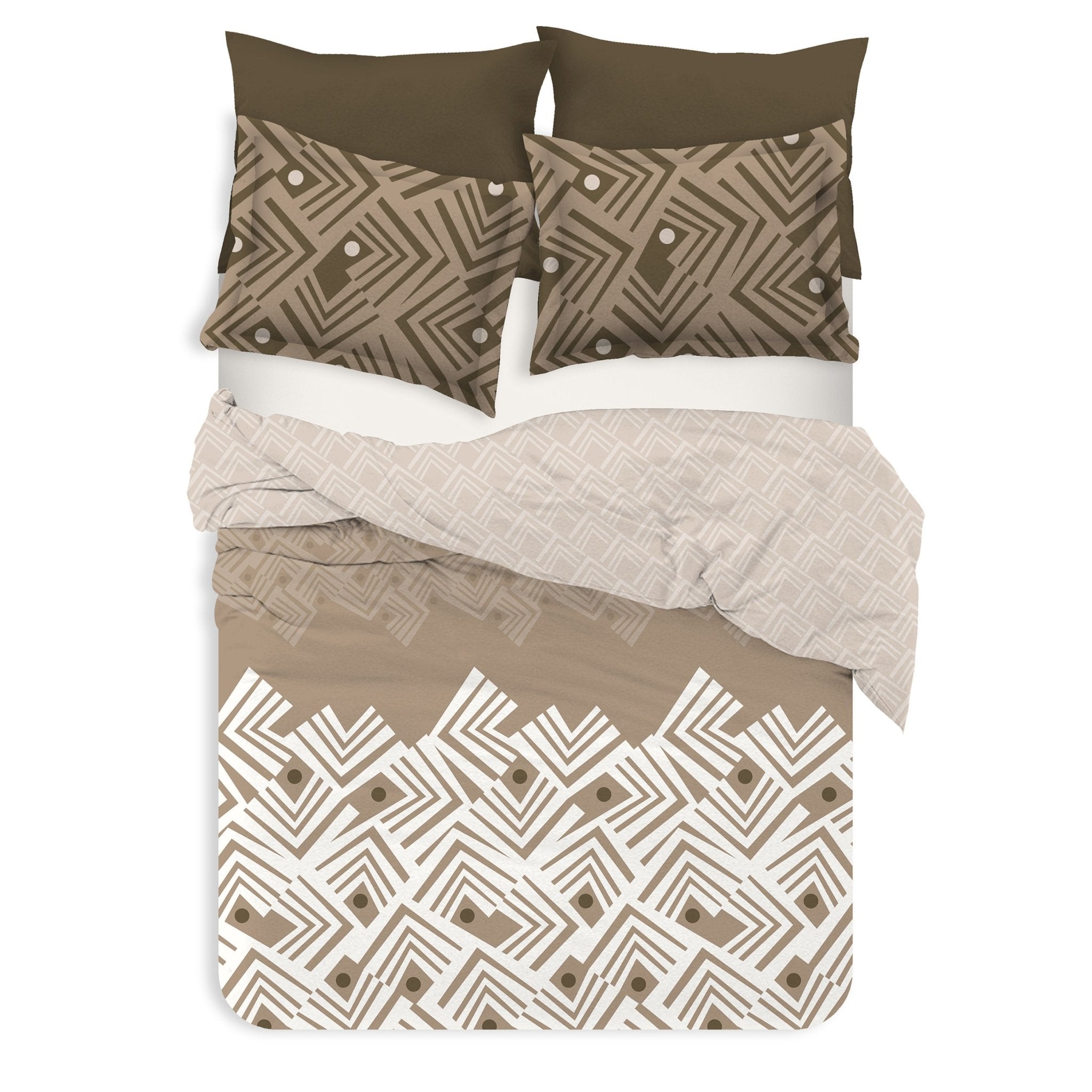 Cotton Reversible Duvet Set - Delara
