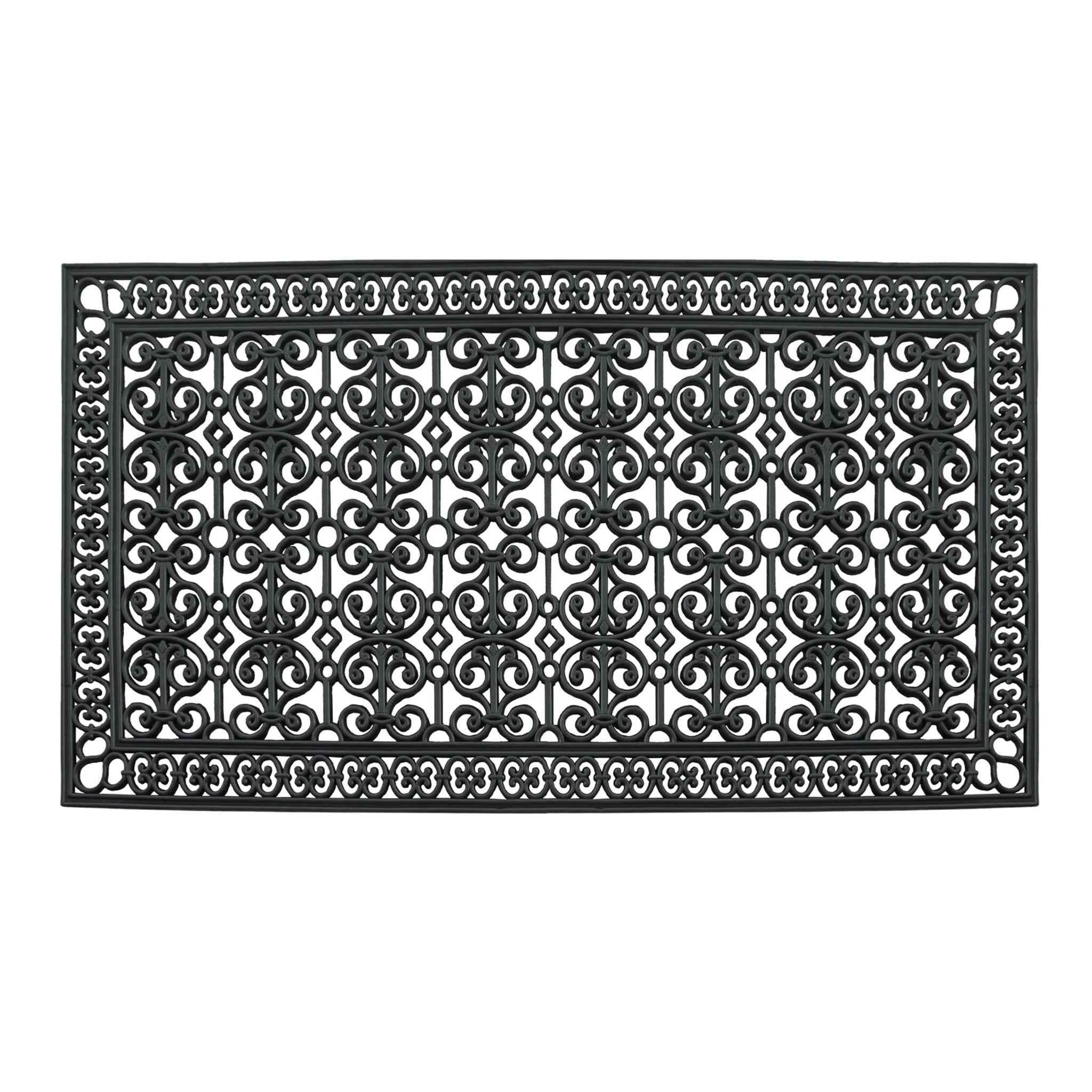 Grandeur Court X - Large Rubber Doormat 36"X72" - Delara