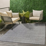 Washable PET Outdoor Rug (Dark Grey) - Delara