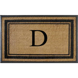 Classic Pictureframe Monogrammed Doormat, 30"X48"