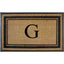 Classic Pictureframe Monogrammed Doormat, 30"X48"