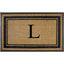 Classic Pictureframe Monogrammed Doormat, 30"X48"