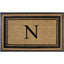 Classic Pictureframe Monogrammed Doormat, 30"X48"