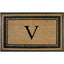 Classic Pictureframe Monogrammed Doormat, 30"X48"