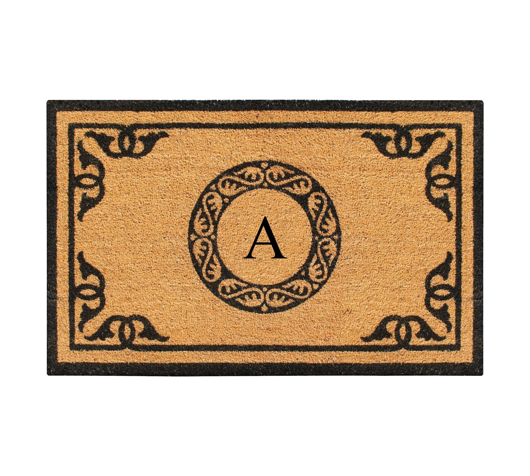 Artisans Geneva Monogrammed Doormat 24"X39" - Delara