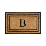 Rubber Border Monogrammed Outdoor Doormat 30"X60"