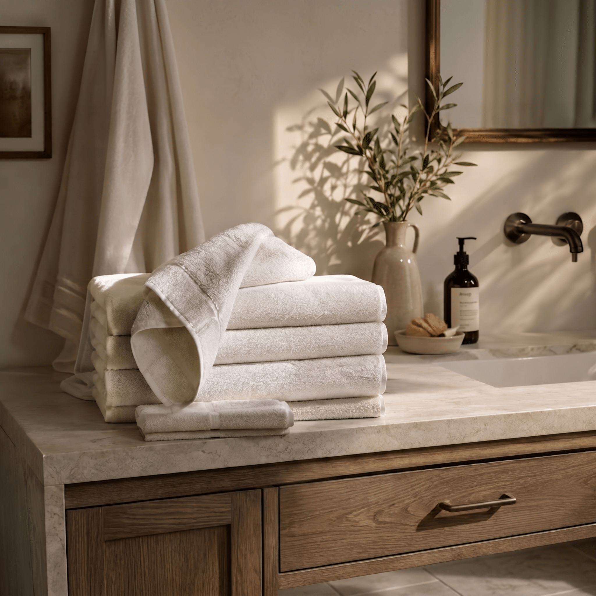 100% Organic Cotton Bath Sheets - Delara