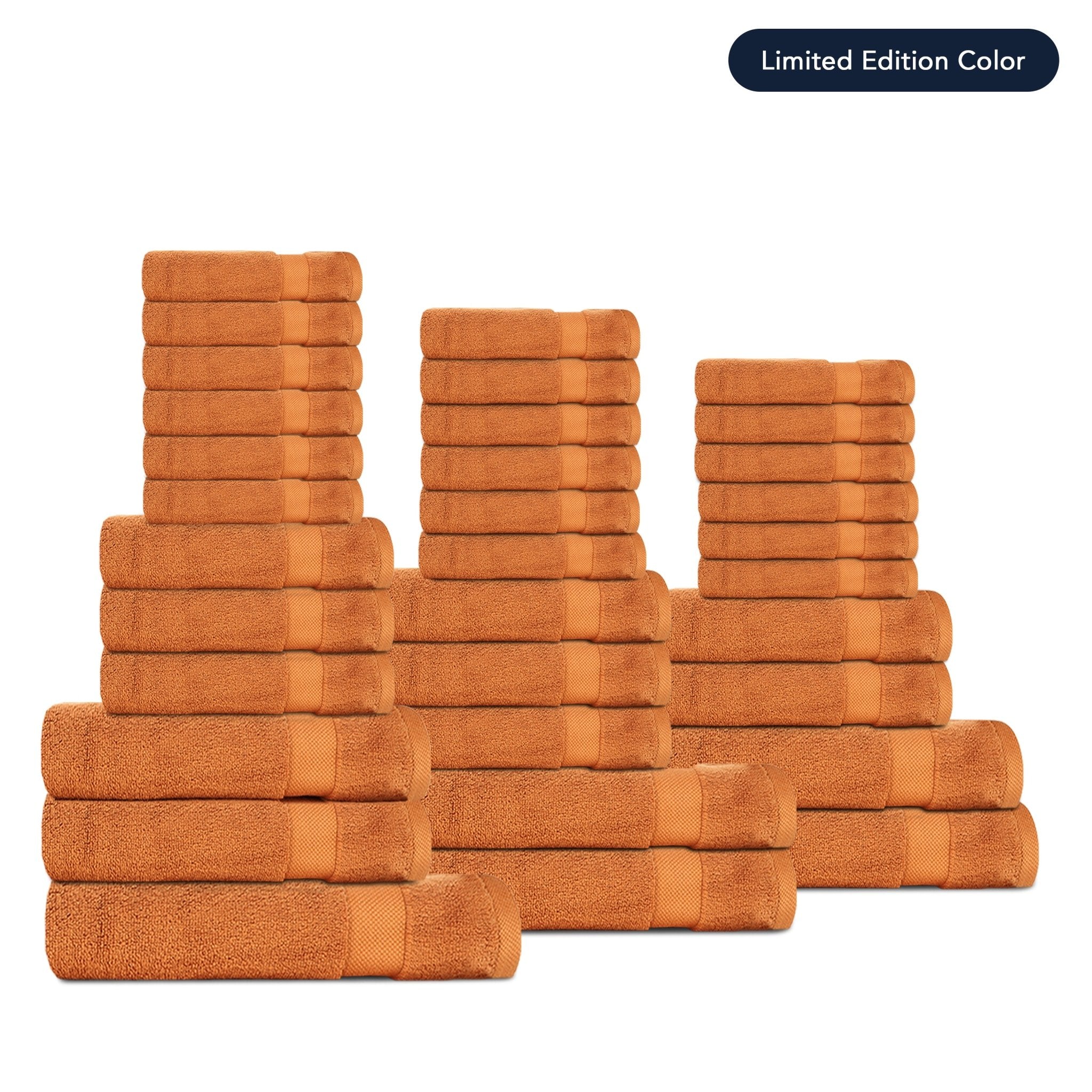 100% Organic Cotton Towel Sets - Delara