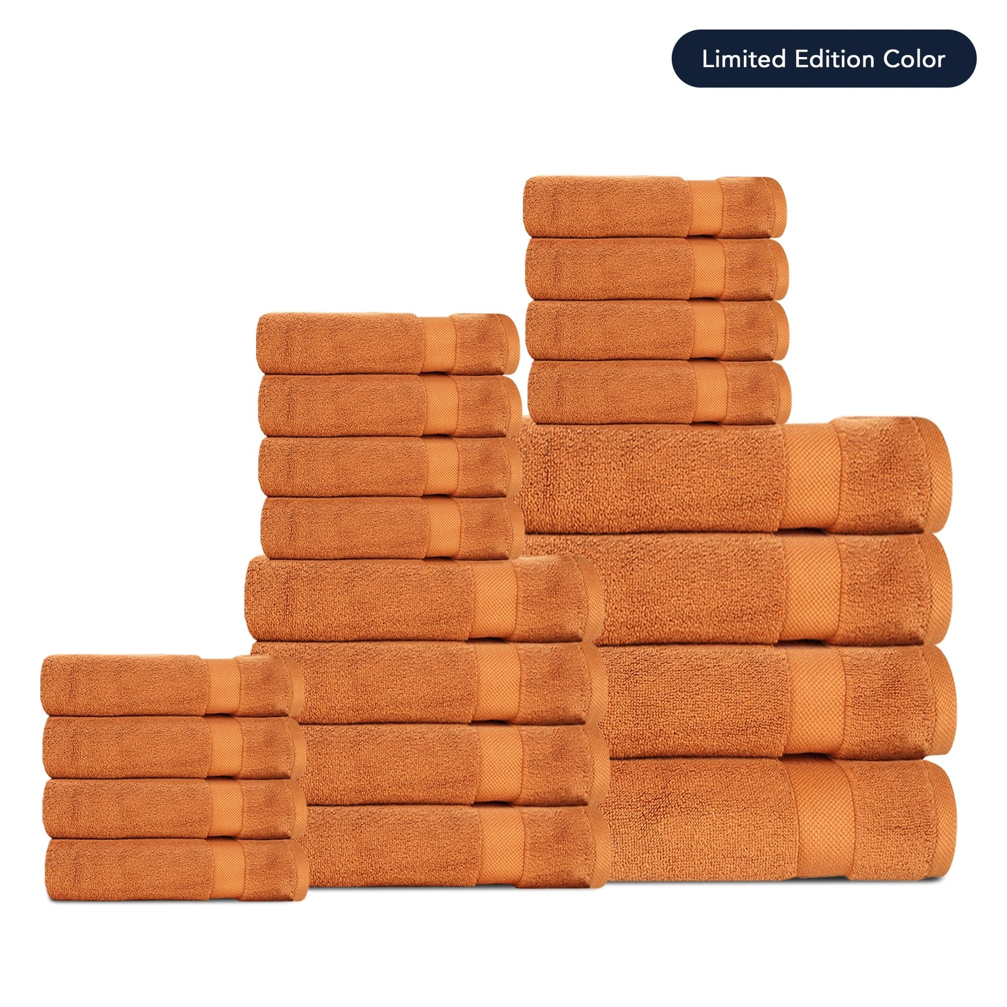 100% Organic Cotton Towel Sets - Delara