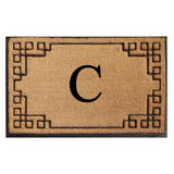 Rubber Bordered Designed Outdoor Monogrammed Doormat 24"X39"