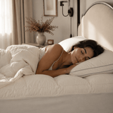 3 Inch Organic Cotton Extra-Plush Mattress Pad - Delara