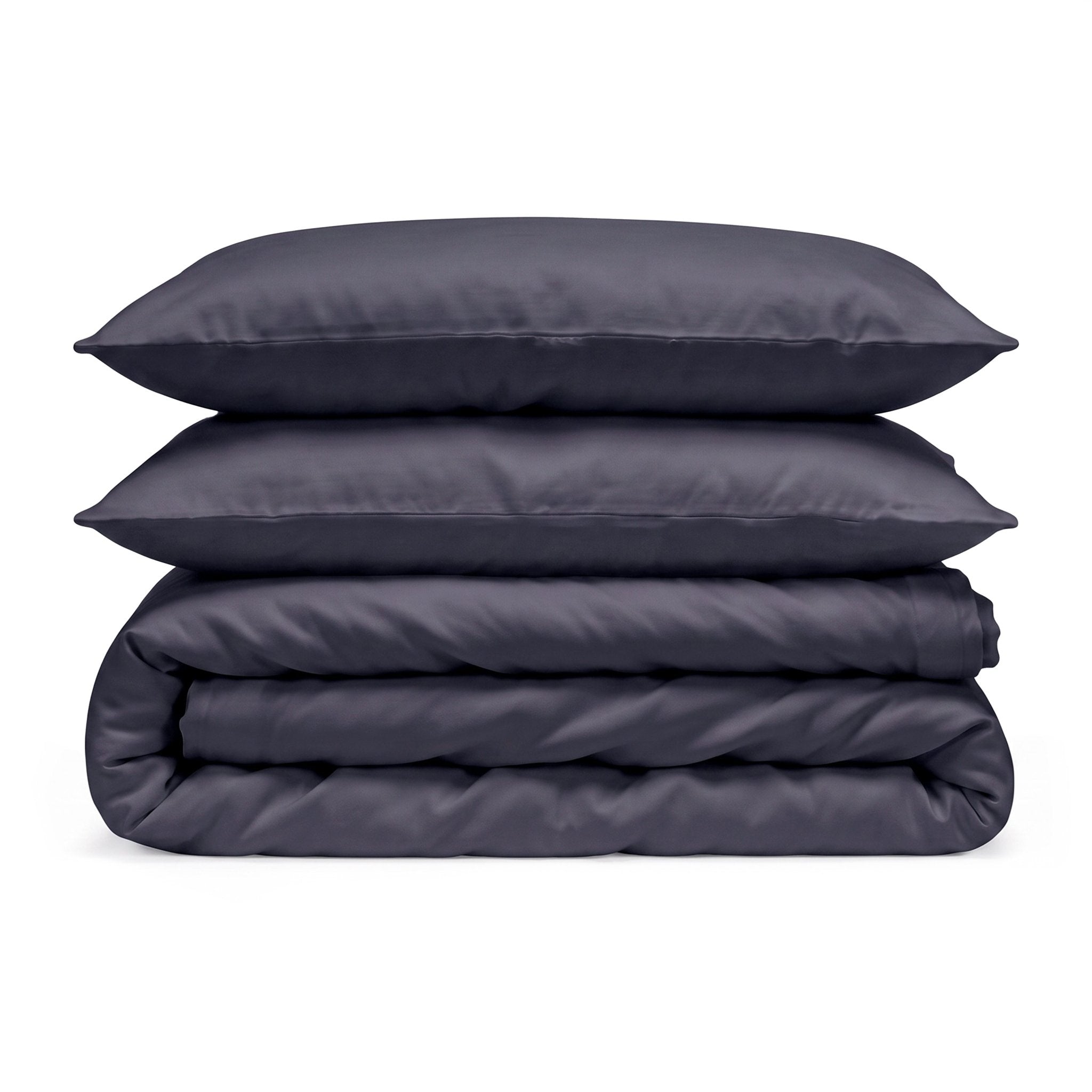 100% Organic Cotton 400TC Sateen Duvet Cover Set - Delara