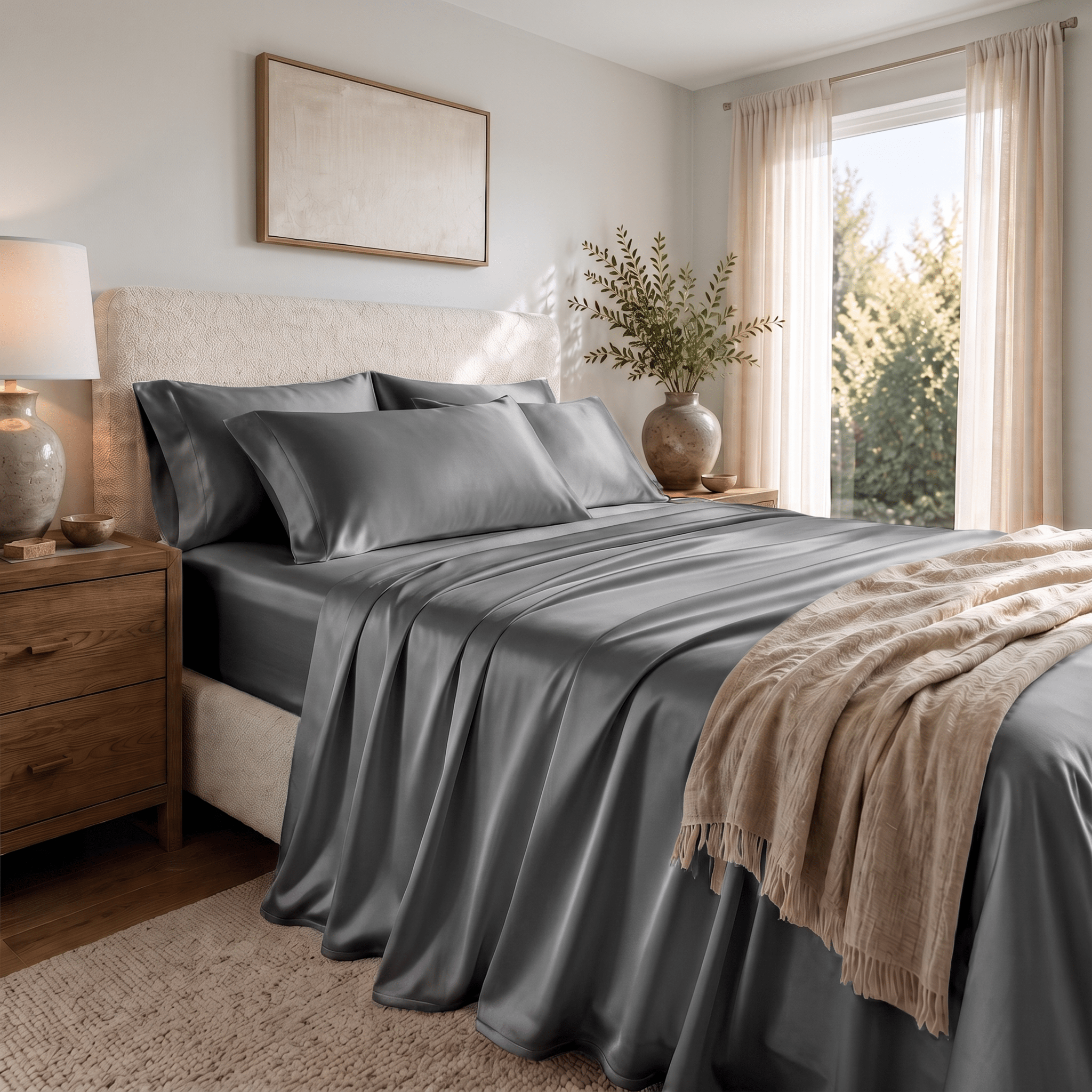 100% Bamboo Viscose Flat Sheet - Delara