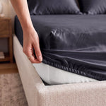 100% Organic Cotton 400TC Sateen Fitted Sheet - Delara