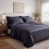 100% Organic Cotton 400TC Sateen Sheet Set - Delara