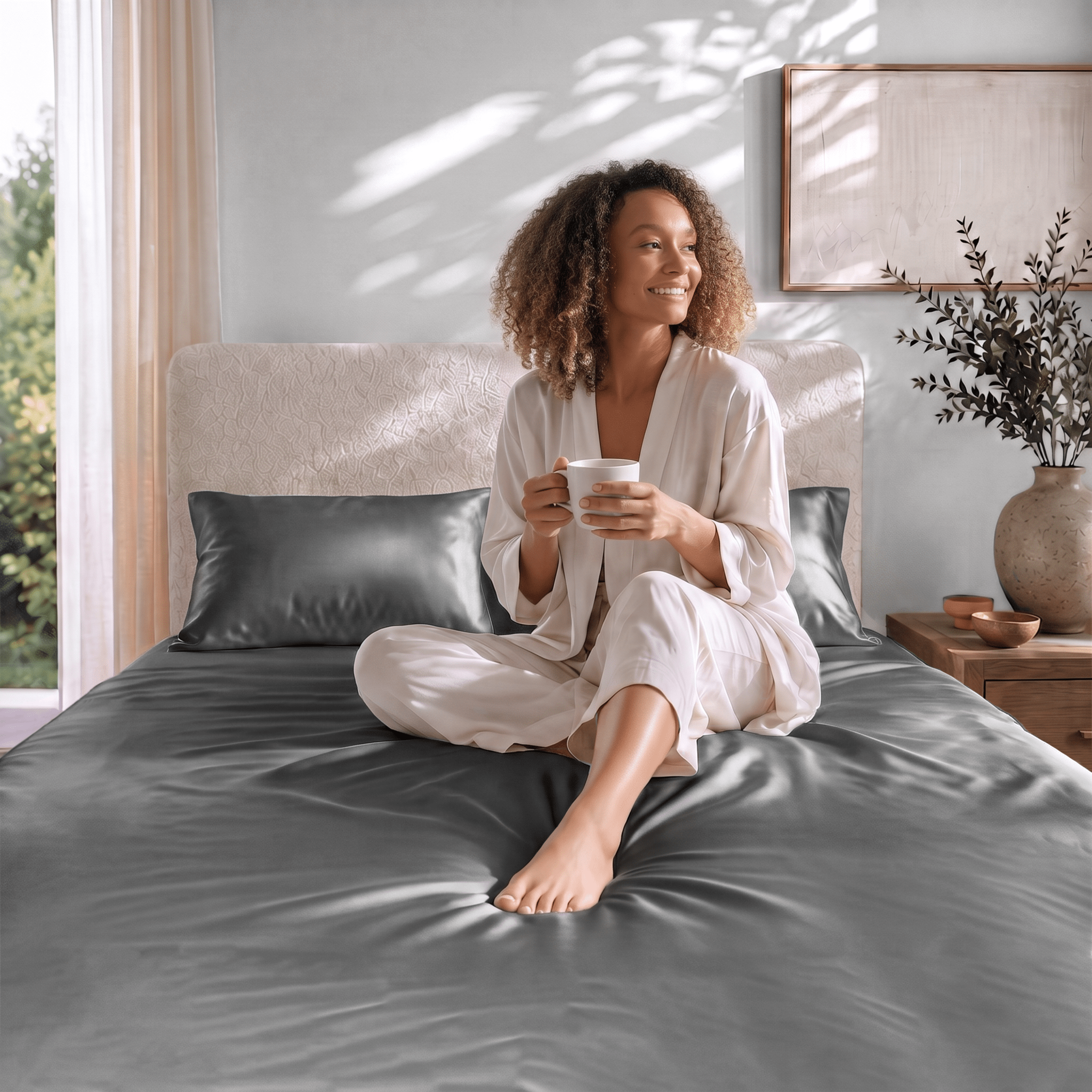 100% Bamboo Viscose Fitted Sheet - Delara