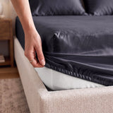 100% Organic Cotton 400TC Sateen Sheet Set - Delara