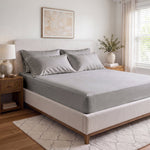 Naturally Cooling & Breathable TENCEL™ Eucalyptus Fitted Sheet Set - Delara