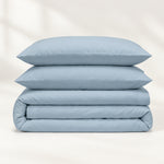 100% Organic Cotton Percale Duvet Cover Set - Delara