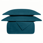 100% Organic Cotton Percale Duvet Cover Set - Delara