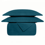 100% Organic Cotton Percale Duvet Cover Set - Delara