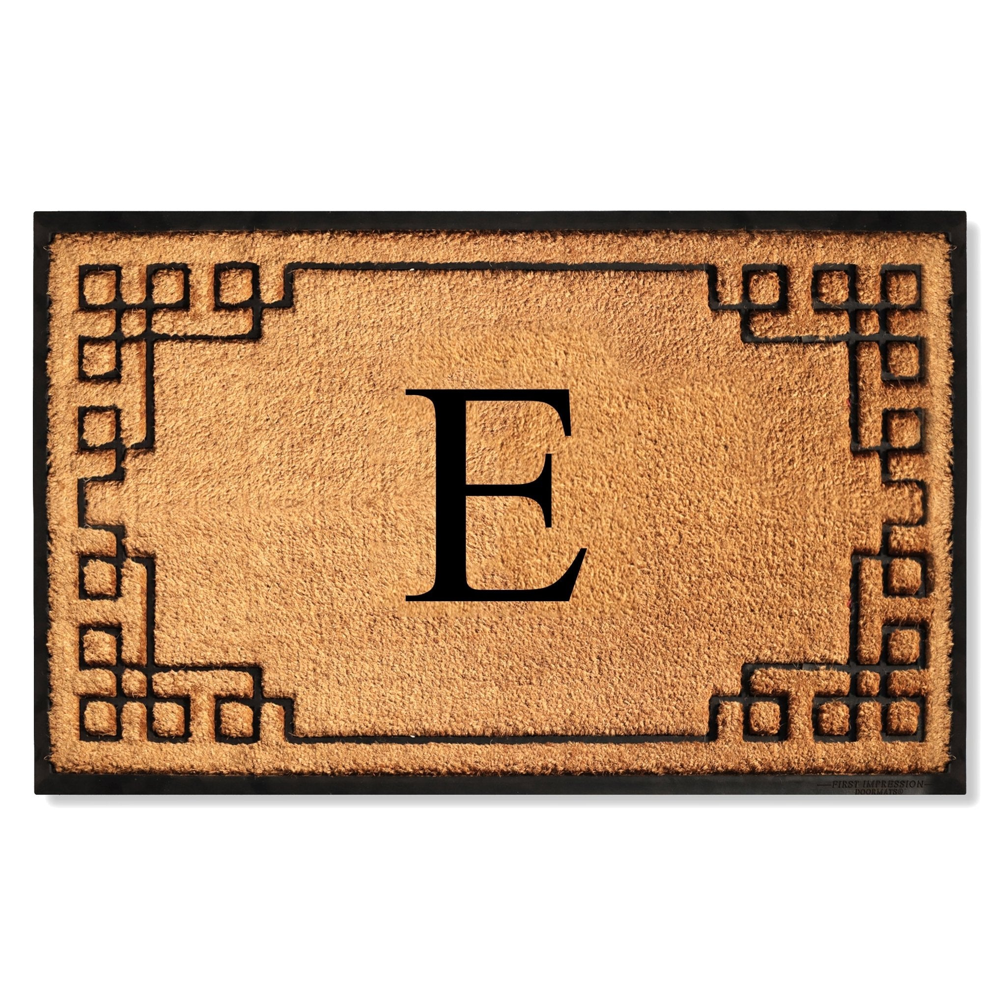 Rubber Bordered Designed Outdoor Monogrammed Doormat 36"X72" - Delara