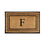 Rubber Border Monogrammed Outdoor Doormat 30"X60" - Delara