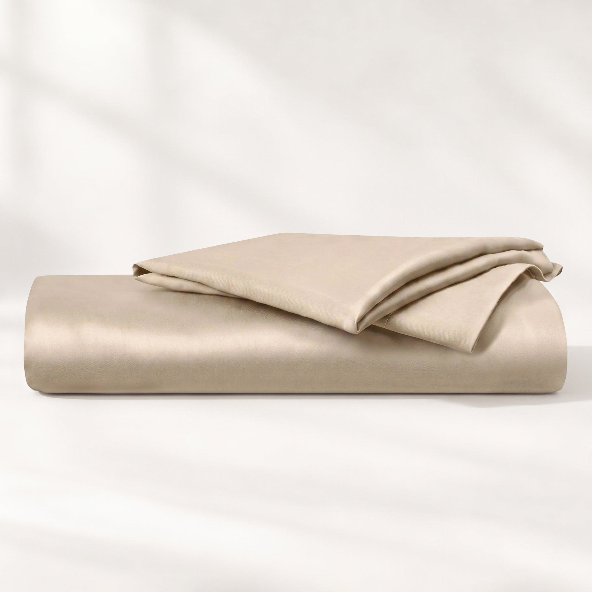 100% Organic Cotton 400TC Sateen Fitted Sheet Set - Delara