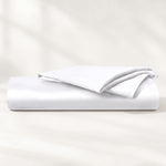 100% Organic Cotton 400TC Sateen Fitted Sheet Set - Delara